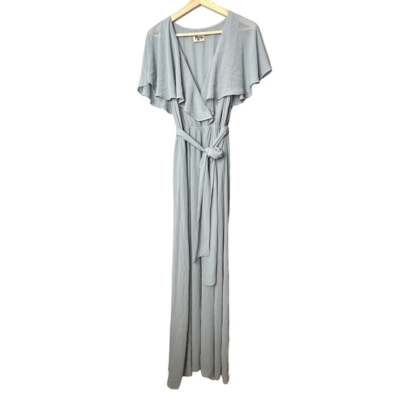 Show Me Your Mumu Audrey Bridesmaid Prom Dress Steel Blue NEW - Picture 5 of 8